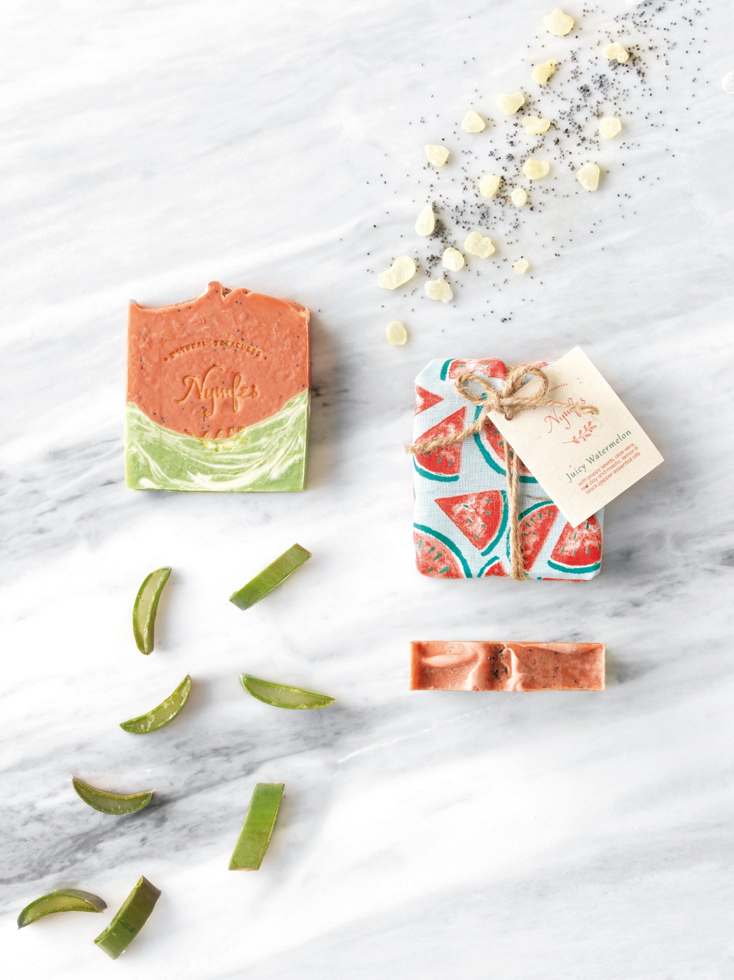 Juicy Watermelon Soap Mild exfoliating 80gr